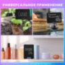 Табличка меловая/ценник A7 (7,4x10,5 см) 20 штук, пластиковая, 0,5 мм, ЧЕРНАЯ, BRAUBERG, 291303, 291303