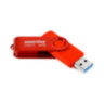 Флеш-диск 64 GB SMARTBUY Twist USB 3.0, красный, SB064GB3TWR, 513913