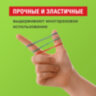 Резинки банковские универсальные диаметром 60 мм, STAFF 50 г, цветные, натуральный каучук, 440117, 440117
