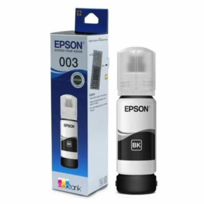 Чернила EPSON 003 (C13T00V198) для СНПЧ EPSON L3210/L3216/L3218, черные, ОРИГИНАЛЬНЫЕ, 364286