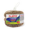 Губки (мочалки) медные, сетчатые, 3х15 г, КОМПЛЕКТ 3 шт., для посуды, гриля, плиты, LAIMA, 603104, 603104