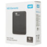 Внешний жесткий диск WD Elements Portable 1TB, 2.5", USB 3.0, черный, WDBUZG0010BBK-WESN, 513598