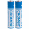 Батарейки алкалиновые "мизинчиковые" КОМПЛЕКТ 2 шт., CROMEX (КРОМЕКС) Alkaline, AAA (LR03, 24А), блистер, 457129, 457129