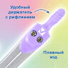 Готовальня BRAUBERG SCHOOL KIT, 9 предметов, циркуль 125 мм, чертежные принадлежности, лаванда, 210713, 210713