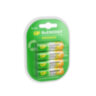 Батарейки аккумуляторные GP ReEnergy Ni-Mh пальчиковые КОМПЛЕКТ 4 шт., АА (HR6), 2600mAh, 270AAHCRGY, 270AAHCRGY-2CRC, 458465