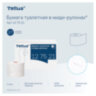 Бумага туалетная 90 м, Tellus/TORK (Система Т6) PREMIUM, КОМПЛЕКТ 27 рулонов, 2-слойная, белая, 127520/127521, 127837