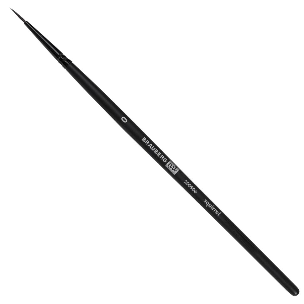 Кисть художественная проф. BRAUBERG ART CLASSIC, белка, круглая, № 0, 200906, 200906