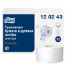 Бумага туалетная 170 метров, Tellus/TORK (Система T2) PREMIUM, КОМПЛЕКТ 12 рулонов, 2-слойная, белая, 120243, 124543