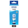Чернила EPSON 115 (C13T07D24A) для СНПЧ L8160/L8180, голубые, объем 70 мл, ОРИГИНАЛЬНЫЕ, 364020