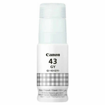 Чернила CANON (GI-43GY) для СНПЧ Pixma G540 / G640, серые, 8000 стр., оригинальные, 4707C001, 364294
