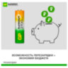 Батарейки аккумуляторные GP ReEnergy Ni-Mh КОМПЛЕКТ 4 шт. (ПРОМО 3+1), АА (HR6), 2600 mAh, 270AAHC3/1RGY, 270AAHC3/1RGY-2, 458464