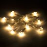 Гирлянда-пучки "Bundles", 150 LED, 2,4 м, 10 пучков, тёплый белый, USB, ЗОЛОТАЯ СКАЗКА, 592557, 592557