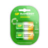 Батарейки аккумуляторные GP ReEnergy Ni-Mh КОМПЛЕКТ 2 шт., С (HR14), 3000 mAh, 300CHCRGY-2CRCB2, 458470