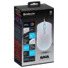 Мышь проводная DEFENDER Arga GM-049, 1200/1800/2400/3600 dpi, 5 кнопок + 1 колесо-кнопка, белый, 52048, 514425