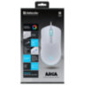 Мышь проводная DEFENDER Arga GM-049, 1200/1800/2400/3600 dpi, 5 кнопок + 1 колесо-кнопка, белый, 52048, 514425