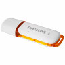 Флеш-диск 4 GB PHILIPS SNOW, разъем USB 2.0, оранжевый, FM04FD70B/97, 514076