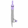 Готовальня BRAUBERG SCHOOL KIT, 11 предметов, циркуль 115 мм, циркуль 125 мм, чертежные принадлежности, лавандовый цвет, 210714, 210714