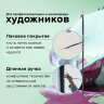 Кисть художественная проф. BRAUBERG ART CLASSIC, синтетика жесткая, круглая, № 00, длинная ручка, 200654, 10 штук, 200654