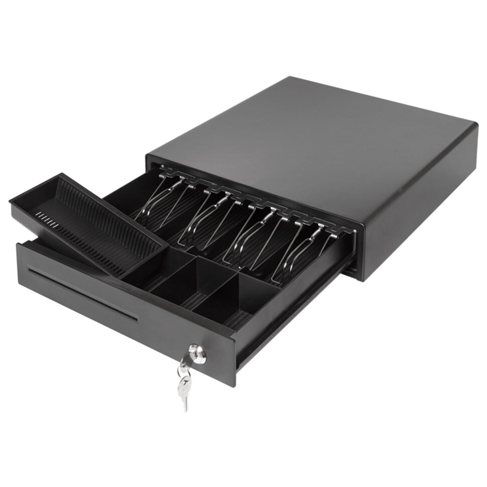 Ящик денежный механический PAYTOR HT-335P, 335х368х80 мм, без подключения ККМ, черный, 232410, 291426