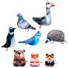 Игрушка мягкая "ЖИВОТНЫЙ МИР", ассорти, высота 16-23 см, FANCY, PRIBO1, 10 штук, 666169