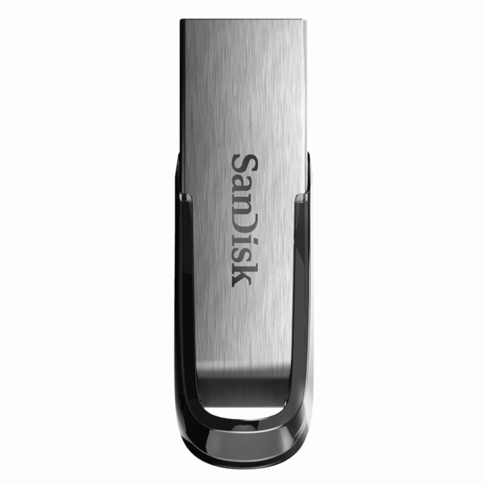 Флеш-диск 32 GB, SANDISK Ultra Flair, USB 3.0, металлический корпус, серебристый/черный, SDCZ73-032G-G46, 512218