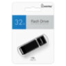 Флеш-диск 64 GB SMARTBUY Quartz USB 2.0, черный, SB64GBQZ-K, 513055