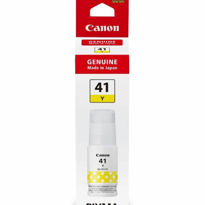Чернила CANON (GI-41Y) для G1400/G2400/G3400, желтые, 7700 стр., ОРИГИНАЛЬНЫЕ, 4545C001, 364538