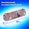 Пенал-тубус ПИФАГОР, мягкий, "HOLIDAY", 20х7 см, 229269, 229269