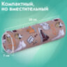 Пенал-тубус ПИФАГОР, мягкий, "HOLIDAY", 20х7 см, 229269, 229269