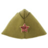 Пилотка военная однослойная, металлическая красная звезда, размер универсальный (51-54), ПЛ-02, 10 штук, 550212