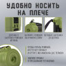 Термос классический, нержавеющая сталь, 2 л, черно-оливковый, 2 кружки, ручка + ремешок, TAIGARU (ТАЙГАРУ), 608816, 608816