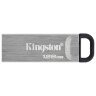 Флеш-диск 128 GB KINGSTON DataTraveler Kyson, разъем USB 3.2, серебряный, DTKN/128GB, 514063