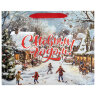 Пакет подарочный (1 шт.) новогодний 26х13х32 см "Winter Wonderland", фольга, ассорти, ЗОЛОТАЯ СКАЗКА, 592443, 12 штук, 592443