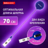 Держатель-рулетка для бейджей, 70 см, петелька, клип, синий, в блистере, BRAUBERG, 235727, 235727