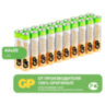 Батарейки КОМПЛЕКТ 20 шт., GP Super G-Tech, AA (LR6,15А), алкалиновые, пальчиковые, 15A-2CRVS20, GP 15A-2CRVS20, 455923