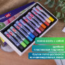 Пастель масляная художественная BRAUBERG ART CLASSIC, УТОЛЩЕННАЯ, 12 цветов, круглое сечение, 181450, 181450
