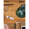 Флеш-диск 4 GB SMARTBUY Scout, USB 2.0, белый, SB004GB2SCW, 513757