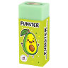 Ластики FUNSTER (ФАНСТЕР) "AVOCADO", НАБОР 3 штуки, 50х21х16 мм, прямоугольные, картонный держатель, экологичный ПВХ, блистер, 272724, 272724