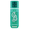 Флеш-диск 64 GB SMARTBUY Glossy USB 2.0, зеленый, SB64GBGS-G, 513054