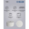 Бумага туалетная 200 м, VEIRO Professional (Система T2), КОМПЛЕКТ 12 шт., Basic, T102, 127083