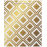 Пакет подарочный (1 штука) 26x13x32 см, ЗОЛОТАЯ СКАЗКА "Gold Luxury", тиснение фольгой, белый, 608249, 12 штук, 608249