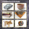 Клеевые стержни, диаметр 7 мм, длина 100 мм, белые, комплект 6 штук, BRAUBERG, европодвес, 670297, 670297