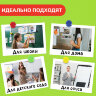 Магниты БОЛЬШОГО ДИАМЕТРА, 40 мм, НАБОР 4 штуки, цвет АССОРТИ, в блистере, STAFF "Basic", 237484, 237484