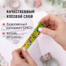 Клейкие ленты 15 мм х 5 м, декоративные, ОСТРОВ СОКРОВИЩ, комплект 6 шт., ассорти №2, блистер, 227272, 227272