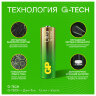 Батарейки КОМПЛЕКТ 4 шт., GP Ultra G-Tech, AA (LR6, 15А), алкалиновые, пальчиковые, 15AUA21-2CRSBC4, 457746