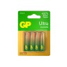 Батарейки КОМПЛЕКТ 4 шт., GP Ultra G-Tech, AA (LR6, 15А), алкалиновые, пальчиковые, 15AUA21-2CRSBC4, 457746