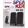 Колонки компьютерные DEFENDER SPK-225, 2.0, 4 Вт, пластик, черные, 65220, 513424