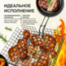 Решетка-гриль ГЛУБОКАЯ универсальная, размер 360х285 мм, глубина 60 мм, оксидированное покрытие, 101406, 701745, 701745