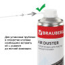 Баллон со сжатым воздухом BRAUBERG ДЛЯ ОЧИСТКИ ТЕХНИКИ, 800 мл, 513691, 513691