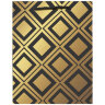 Пакет подарочный (1 штука) 18x10x23 см, ЗОЛОТАЯ СКАЗКА "Gold Luxury", тиснение фольгой, чёрный, 608248, 12 штук, 608248